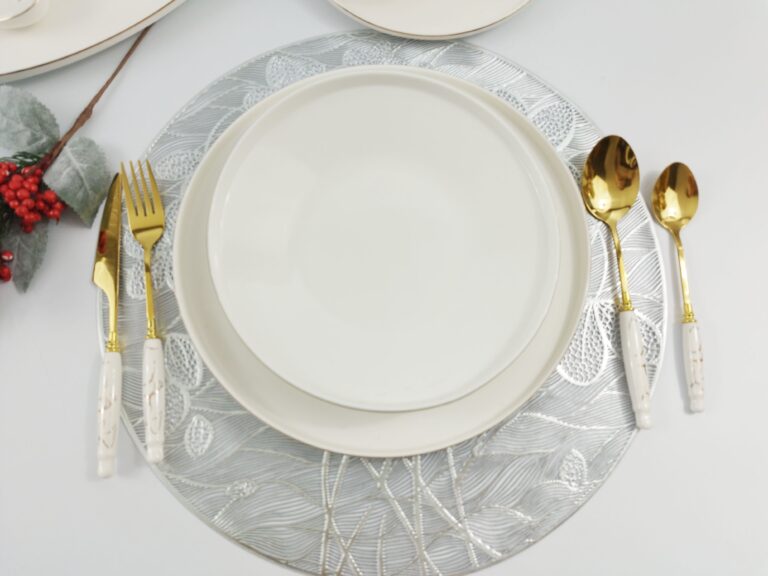 ZELLERFELD VANESSA Gold Service de table 27 pièces 6 personnes - Bella Home