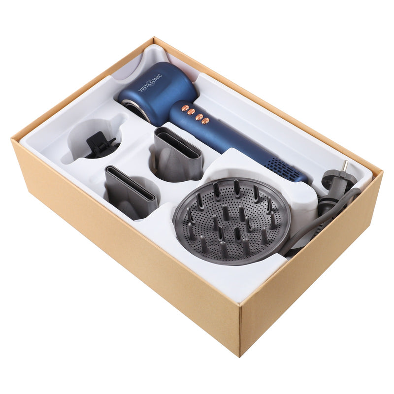 VistaSonic Sèche-cheveux ionique Super Föhn® – 2200W avec diffuseur pour cheveux bouclés