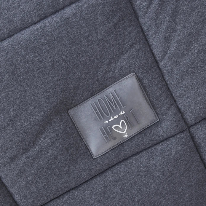 KARACA HOME SOFTY Parure de lit Cotton Comfort 2 personnes gris