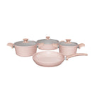 KARACA BIOGRANIT ANTIK ROSE Batterie de cuisine 7 pièces induction