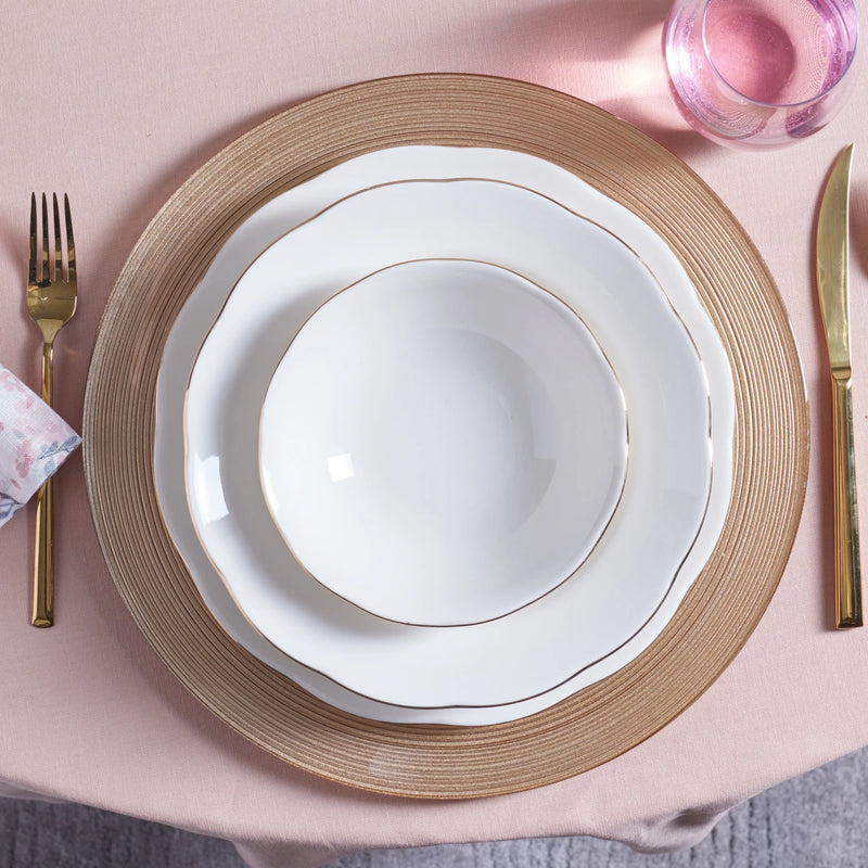 KARACA CISELE  Service de table 59 pièces 12 personnes KARACA CISELE  59 Parça 12 kişilik yemek takımı KARACA CISELE  Tafelservice 59 Teile 12 Personen 