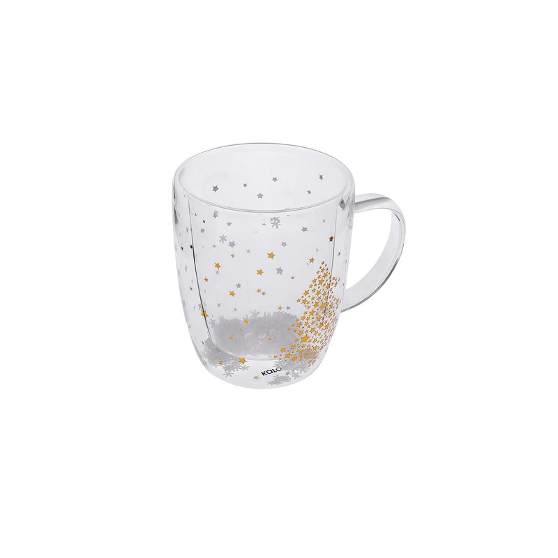 KARACA NEW YEAR 23 PIA Mug en verre 350 ML double paroi KARACA NEW YEAR 23 PIA  Çift çidarlı  350 ML cam  kupa KARACA NEW YEAR 23 PIA Glasbecher 350 ML doppelwandig 