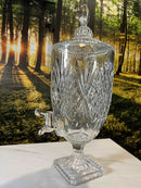 Bella Home Fontaine à boisson 5L en cristal texture à relief - cam İçecek dispenseri