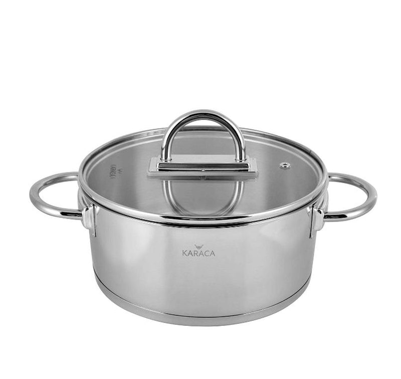 KARACA POWER STEEL KANSAI Batterie de cuisine 8 pièces - PowerSteel 316 Çelik 8 Parça Tencere Seti