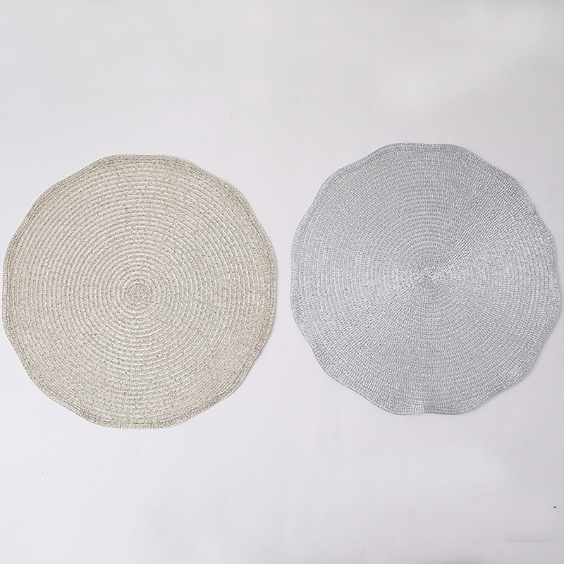 KARACA RAVLEN  RACHEL   Lot de 2  sets de table gold  (38cm) KARACA RAVLEN RACHEL   2li Amerikan servisi  gold (38cm) 