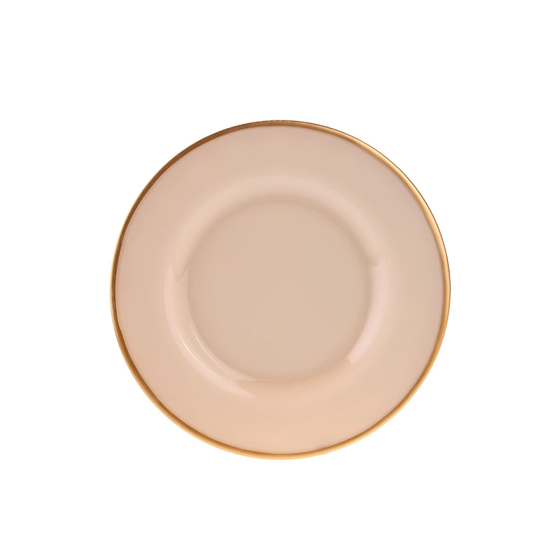 KARACA RETRO Crème Set d'assiettes à dessert 6 personnes