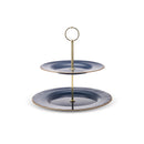 KARACA RETRO Set de 2 présentoirs à gâteau anthracite -  Antrasit İkili Sunum Seti