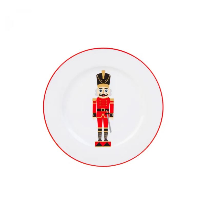 KARACA KURŞUN ASKER Set de 6 assiettes à dessert - 6'lı Pasta Takımı