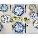 KARACA DEEP BLUE Service de table 24 pièces 6 personnes - 24 Parça 6 kişilik mavi yemek takımı - Blau 24-teiliges Tafelservice für 6 Personen