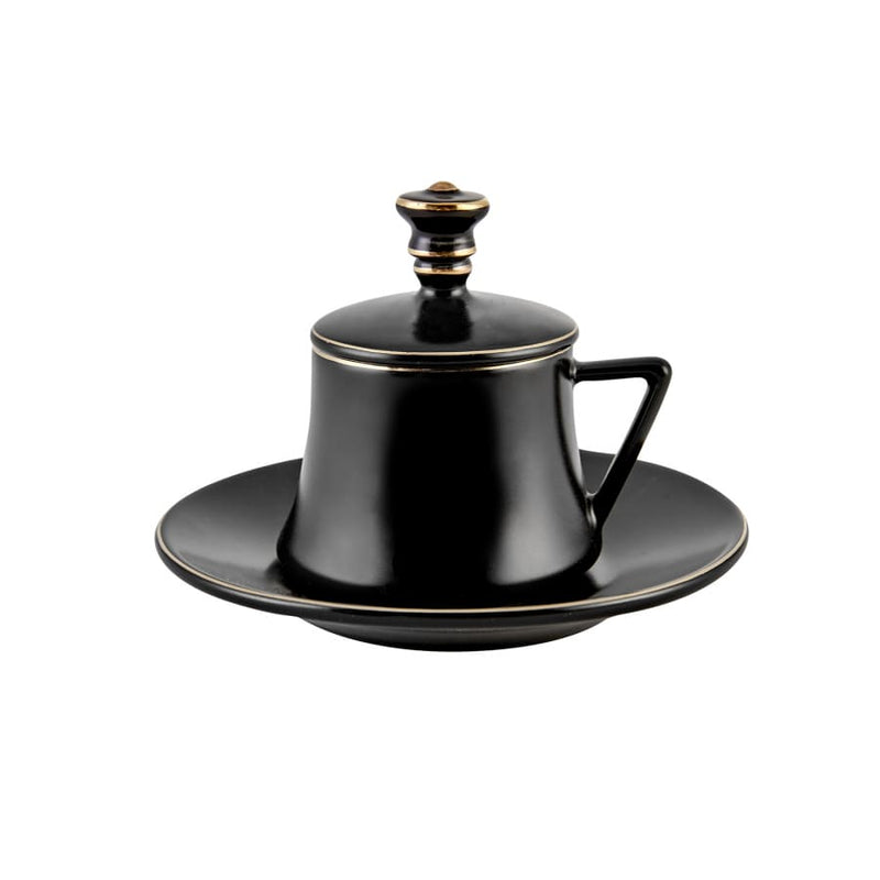 KARACA SATRANÇ/ÉCHECS Set de tasses à café 18 pièces 6 personnes - 18 Parça 6 kişilik kahve fincan takımı