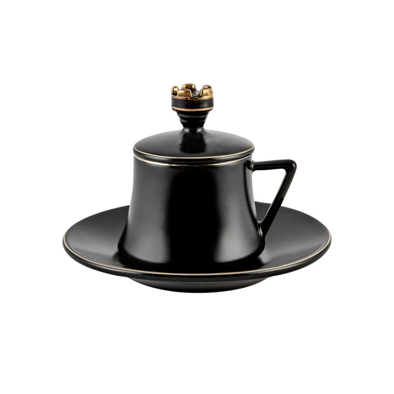 KARACA SATRANÇ/ÉCHECS Set de tasses à café 18 pièces 6 personnes - 18 Parça 6 kişilik kahve fincan takımı