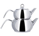 KARACA 3D Théière 3 étages Karaca 3D PowerSteel Pro 316 Çelik Çaydanlık Takımı