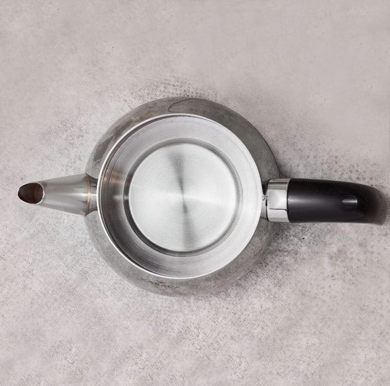 KARACA KAYRA Théière noire - Induction -  caydanlik takimi siyah