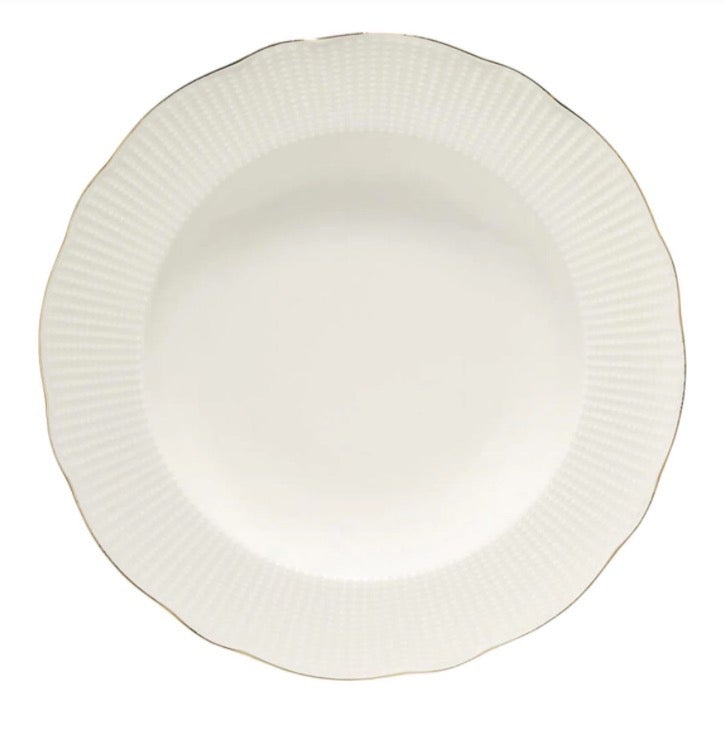 KUTAHYA PORCELAINE BONE ILAY Service liseré doré de table 6 personnes 80 pièces - 80 Parca 12 kisilik yemek takimi gold