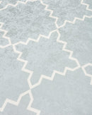 BELLA TAPIS KOSEGEN Gris et Blanc Tapis lavable antidérapant et antibactérien- Bella-Home: art de la table, verrerie, trousseau de mariée, décoration